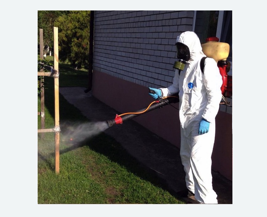 травля клещей на участке в Буденновске